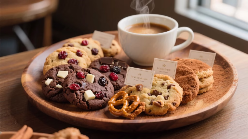 recette Cookies aux pépites de chocolat fraîchement sortis du four, croustillants et moelleux à cœur