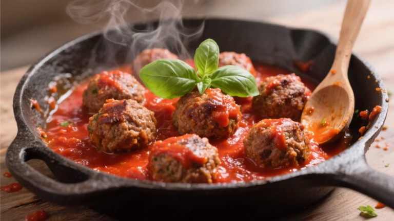 Boulettes de Viande à la Sauce Tomate