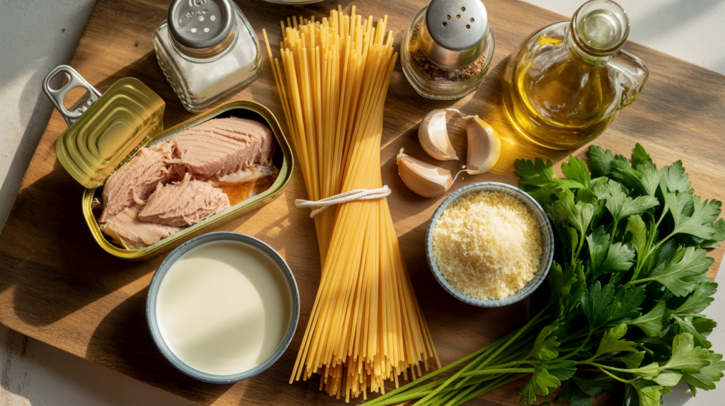 Cette recette de pâtes au thon a l'air absolument délicieuse et si réconfortante.