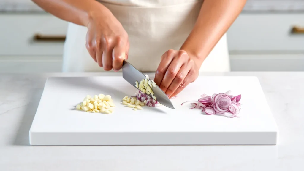 Congre poêlé doré à souhait, servi dans une assiette blanche avec une garniture de citron frais et herbes aromatiques (persil ou ciboulette). Accompagné d’une purée de légumes ou de riz basmati. Arrière-plan minimaliste avec lumière naturelle douce pour un effet appétissant et élégant.