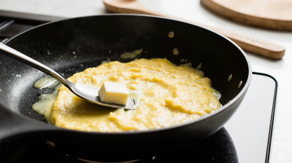 Un plat appétissant de riz cantonais, composé de grains de riz blanc parfaitement séparés, mélangés avec des petits pois verts vifs, des morceaux de jambon rose tendre, et des œufs brouillés crémeux. Garni de cébettes ciselées fraîches et accompagné d’une sauce soja légèrement versée sur le dessus. Servi chaud dans une assiette blanche ou un bol traditionnel, ce plat est décoré pour un contraste visuel saisissant entre les couleurs et textures.