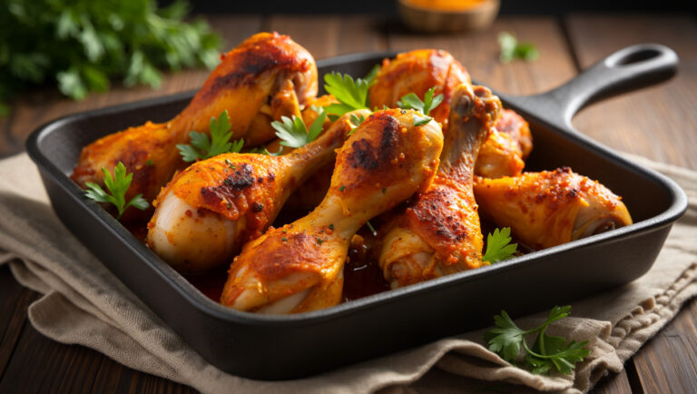 Pilons de Poulet au Paprika et Curcuma