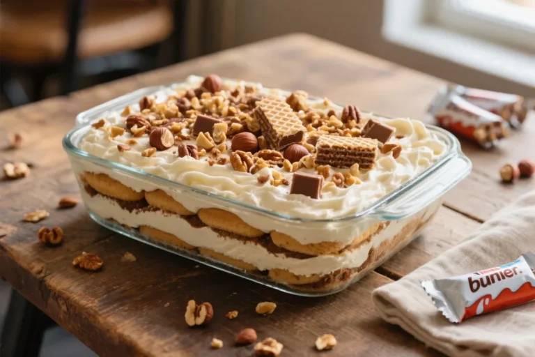 Recette Tiramisu Kinder Bueno en verrines