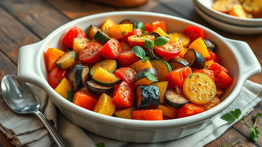 Recette Ratatouille traditionnelle et facile avec légumes mijotés