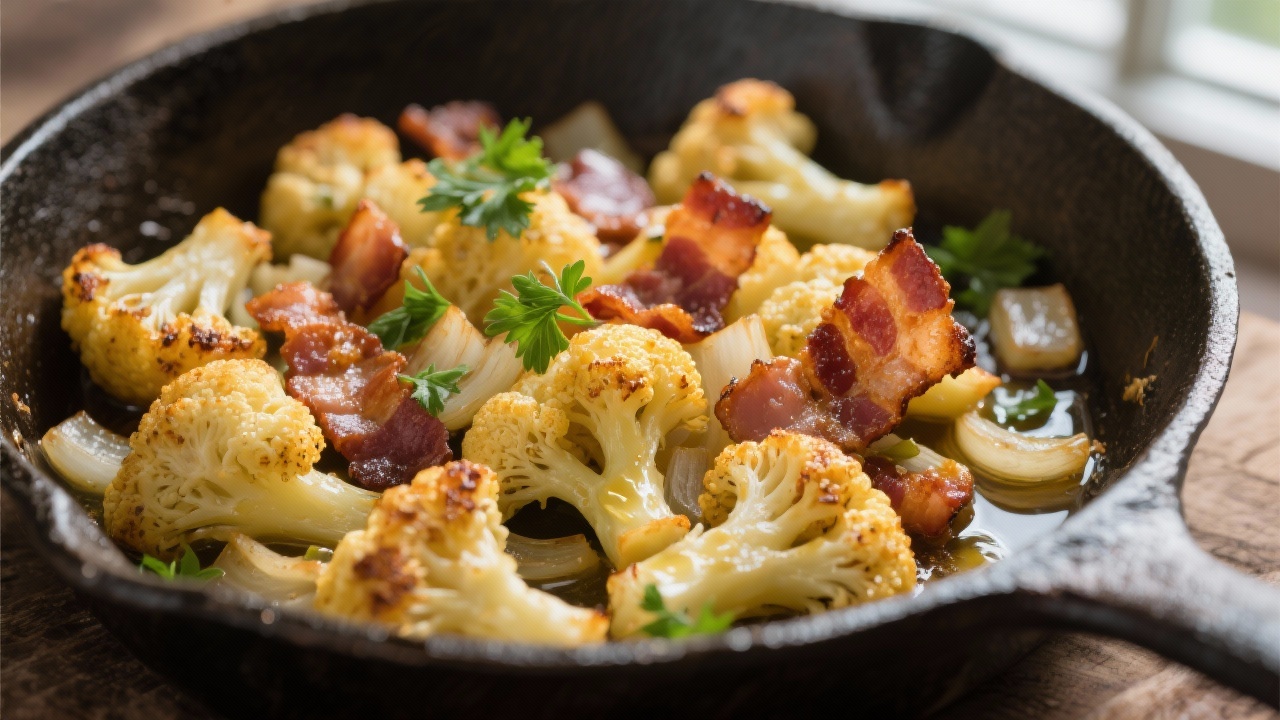 Chou-fleur à la Poêle aux Lardons 1 image 14