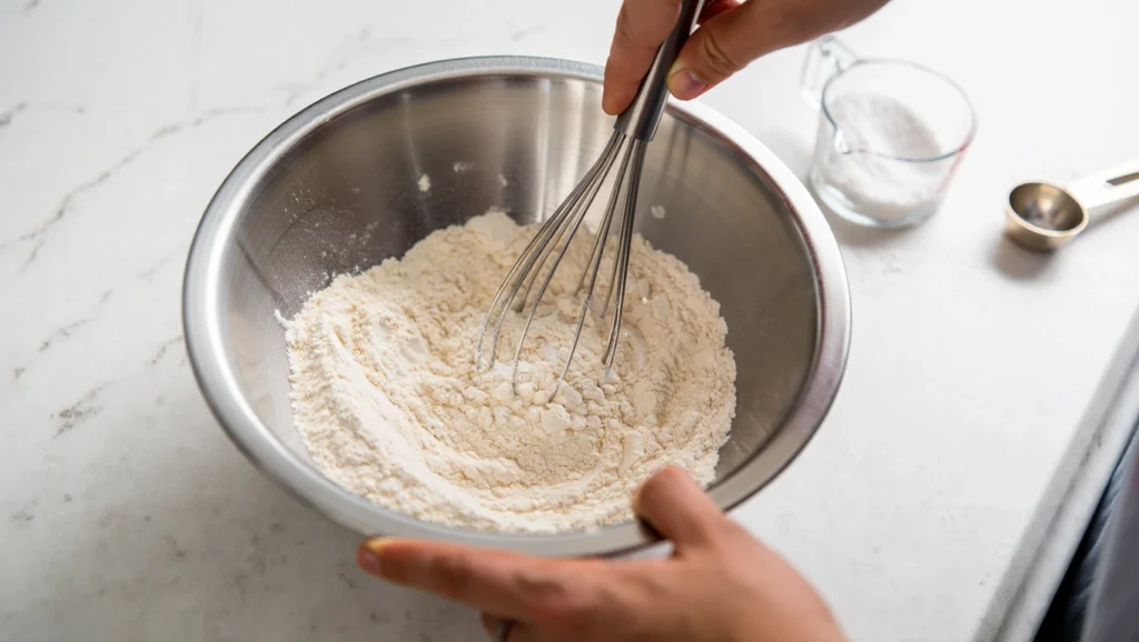 recette donuts moelleux et dorés cuits au four, décorés de glaçage coloré et parsemés de sprinkles. Servis sur une assiette blanche ou un plateau en bois, avec des touches créatives comme des copeaux de chocolat ou de la noix de coco râpée. Une texture légère et appétissante mise en valeur par une lumière douce.