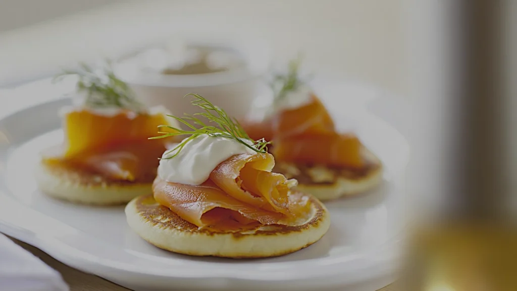 Blinis recette facile et moelleuse pour apéritif ou brunch