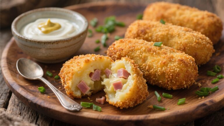 Recette de Croquettes de Pommes de Terre au Jambon : Le plat anti-gaspillage en 5 étapes faciles