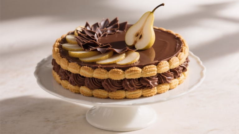 charlotte poire chocolat