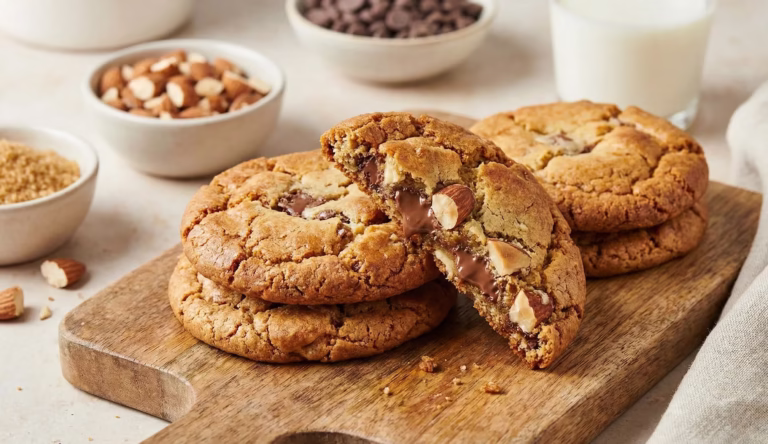 Cookies croquants Chocolat Amandes